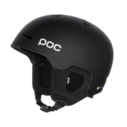 POC Fornix MIPS - Leichter Ski- und Snowboardhelm für einen optimalen Schutz auf der Piste, bei Skitouren und Freeriden, Uranium Black Matt von POC
