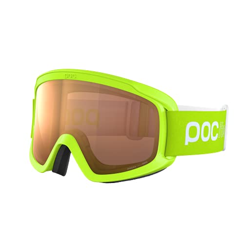 POC POCito Opsin - Skibrille für Kinder für eine optimale Sicht, Fluorescent Yellow/Green von POC