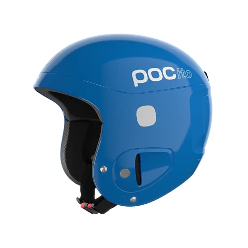 POC POCito Skull - Sicherer Kinderskihelm für Rennen, Fluorescent Blue, XS-S (51-54cm) von POC