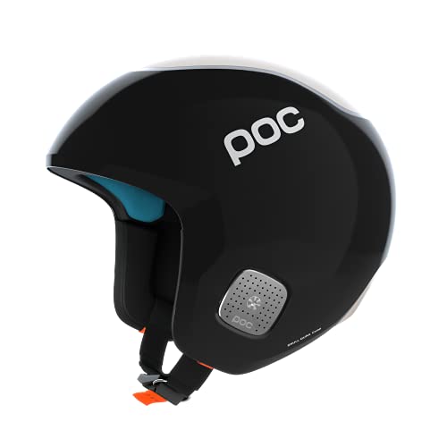 POC Skull Dura Comp SPIN - Sicherer Skihelm für einen optimalen Schutz bei Rennen, FIS zertifiziert ,Uranium Black, XS-S (51-54cm) von POC
