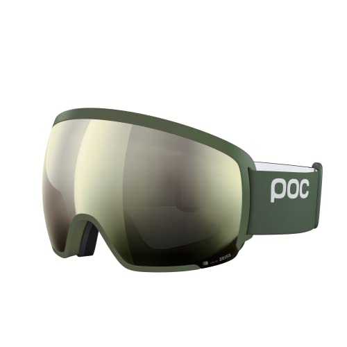 POC Orb Clarity Skibrille - Mehr sehen und besser sehen mit der Google passenden zu allen POC Ski- und Snowboardhelmen, Epidote Green/Clarity Define/Spektris Ivory von POC