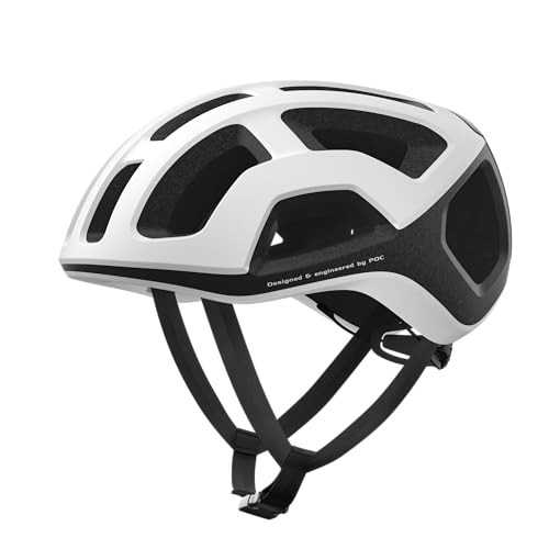 POC Unisex-Adult Ventral Lite Fahrradhelm, Hydrogen White/Uranium Black Matt, L (56-61cm) von POC