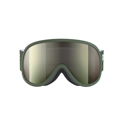 POC Unisex – Erwachsene Retina Mid Skibrille, Epidote Green/Partly Sunny Ivory, Einheitsgröße von POC