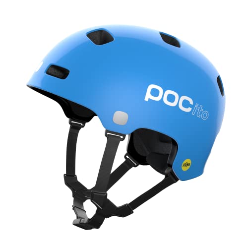 POC POCito Crane MIPS Fahrradhelm für Kinder mit bewährtem Schutz, MIPS-Rotationsschutz und fluoreszierenden Farben für gute Sichtbarkeit von POC