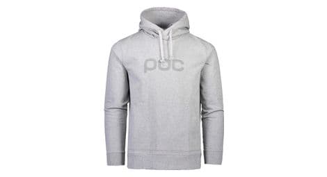 poc hood hoodie sweat grau melange von POC