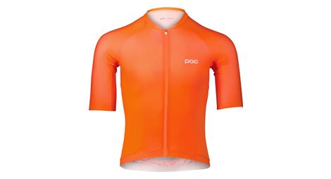 poc pristine orange kurzarmtrikot von POC