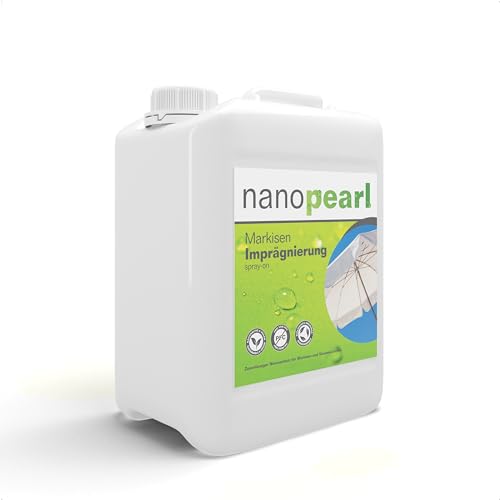 PODOROX NANOPEARL Markisen Spray On Imprägnierung | 5000 ml Imprägnierspray | Textil & Leder von PODOROX
