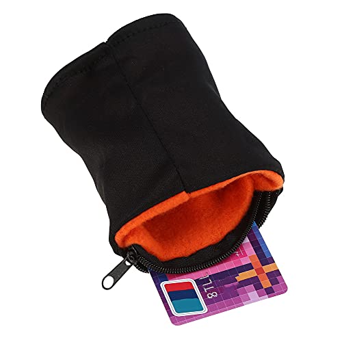 Atmungsaktive Taschen-Armband-Geldbörse, Mini-Handgelenk-Geldbörse mit Reißverschluss Zum Laufen, Radfahren und Training (ORANGE) von POENVFPO