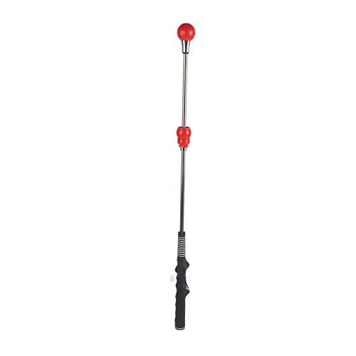 POENVFPO A195 Golfschwungtrainer, Golfschwungtrainer -Übungsstockgerät Korrekte Körperhaltung Trainingsstangenwerkzeug für (Rot) von POENVFPO