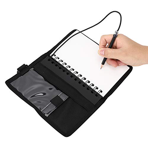 POENVFPO Unterwasser-Notizbuch, Tauch-Handgelenk-Schreibblock aus Wasserfestem Papier mit Bleistift (Black) von POENVFPO