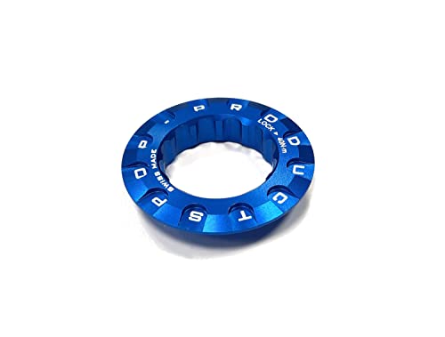 POP-Products LRC Kassetten Verschlussring // Campagnolo 11 Z. (5,2 g) blau, Ausführung:Blau von POP-Products