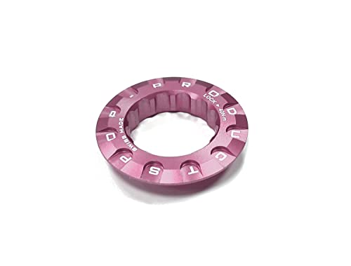POP-Products LRC Kassetten Verschlussring // Campagnolo 11 Z. (5,2 g) rosa, Ausführung:rosa von POP-Products