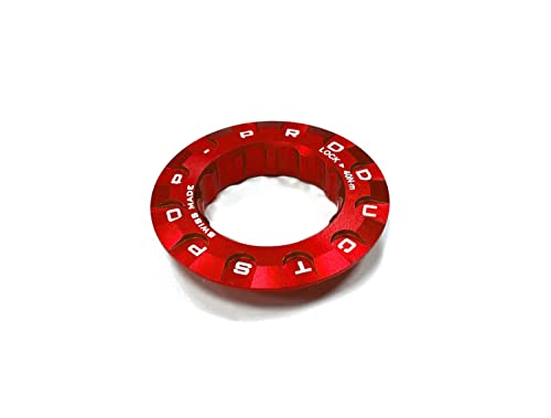 POP-Products LRC Kassetten Verschlussring // Campagnolo 11 Z. (5,2 g) rot, Ausführung:Rot von POP-Products