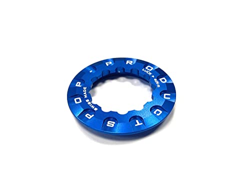 POP-Products LRC Kassetten Verschlussring // Shimano 12 Z. (4,6 g) blau, Ausführung:Blau von POP-Products