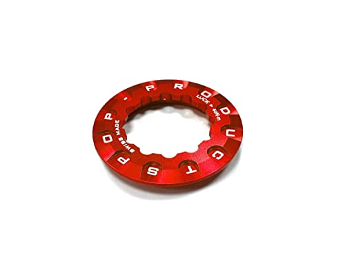 POP-Products LRC Kassetten Verschlussring // Shimano 12 Z. (4,6 g) rot, Ausführung:Rot von POP-Products