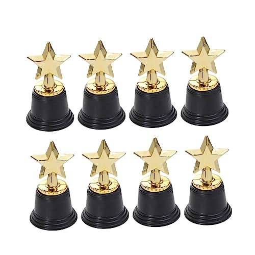 POPETPOP 8stücke Teiliges Aus Goldenen Kunststoff-Stern-trophäen Awards Party- Und Anerkennungszeremonien Für Schulveranstaltungen Und Wettbewerbe von POPETPOP