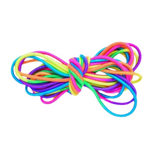 POPETPOP Chinesisches Elastisches Springseil Buntes Fitness Übungsspiel für Erwachsene Wetterfestes Outdoor Multispiel zur Körperkoordination und Partyspaß von POPETPOP