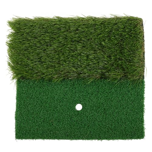 POPETPOP Golf-Übungs-Schlagmatte 30 X 30 cm Indoor-Golfmatte Künstlicher Golfrasen Tragbare Realistische Golf-Rasenhilfe Schlagmatte Für Optimales Üben von POPETPOP