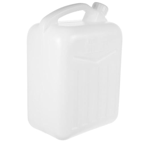 POPETPOP Kunststoffkrüge Mit Deckel Wasserkrug Aufbewahrungsbehälter Mit Griff Hdpe-Behälter Für Wasser Soßen Getränke Seifen Flüssigkeiten 5 L von POPETPOP