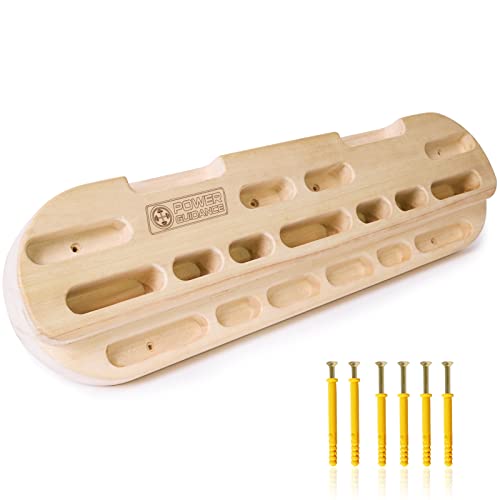 POWER GUIDANCE Klettern Hangboard Holz Klettern Griffbrett Halt Home Equipment Finger Stärker für Training Finger POWER GUIDANCE Klettern Hangboard Holz Klettern Griffbrett Halt Home Equipment Finger Stärker für Training Finger von POWER GUIDANCE