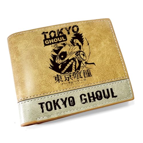 POWERFY Tok-yo Gho-ul Brieftasche Anime, Cartoon-Münztasche Kleine Geldbörse, PU Leder Kreditkartenetui Reisegeldbeutel, für Geschenkidee(Color:Multicolor 2) von POWERFY