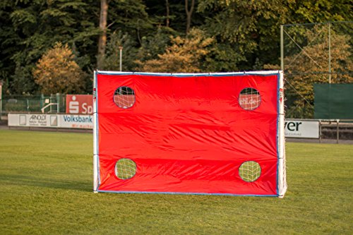 POWERSHOT® Torwand Fußball - Handball - Verschiedene Größen - 4 Schusslöcher - Reisfest (Torwand 3 x 2m) von POWERSHOT