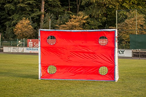 POWERSHOT® Torwand Fußball - Handball - Verschiedene Größen - 4 Schusslöcher - Reisfest (Torwand 5 x 2m) von POWERSHOT