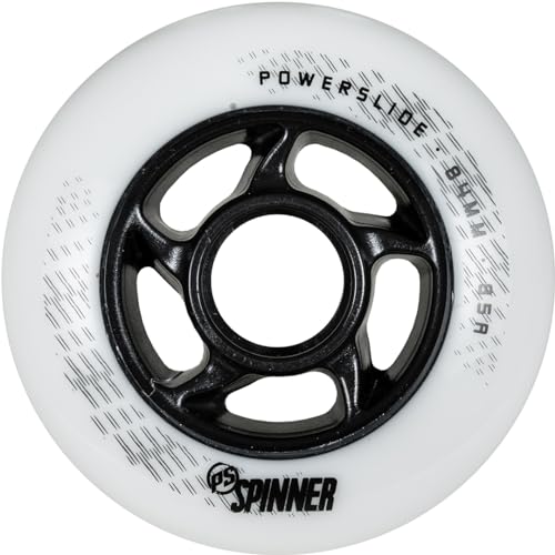 POWERSLIDE Spinner 4er Rollenset 2024 White, 90mm/88a von Powerslide