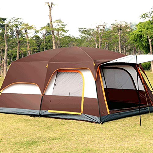 Deluxe Familienzelt, Zelt mit separatem Wohn- und Schlafbereich, einfach aufzubauen, 5-8 Personen Zelt, 100% wasserdicht, HH 3000 mm von PPGE Home