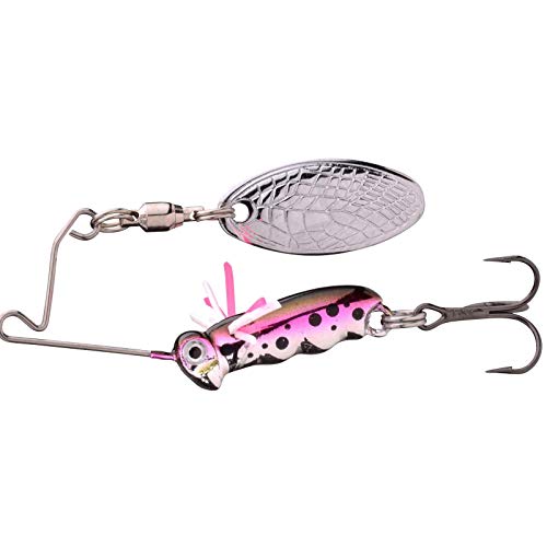 PREDATOR Micro Spinnerbait Larva 4cm 7g UV Rainbow Trout von Spro PREDATOR Micro Spinnerbait Larva 4cm 7g UV Rainbow Trout von Spro von PREDATOR