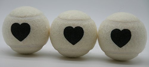 Price's Heart Motif Tennis Balls ITF Standard Made in the UK (1 x 3 Ball Tube) von PRICE £ 3.99