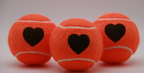 Price's Heart Motif Tennis Balls ITF Standard Made in the UK (1 x 3 Ball Tube) von PRICE £ 3.99