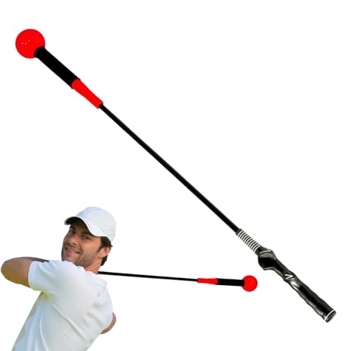 PRIMUZ Golfschwungtrainer, 40–48 Zoll Golf-Ausrichtungs-Schwunghilfe-Stöcke/Stäbe, Golf-Trainingsstab aus Silikonfaser verbessert die Muskelkraft, Bewegungsfreiheit, Gleichgewicht, Tempo und Kraft von PRIMUZ