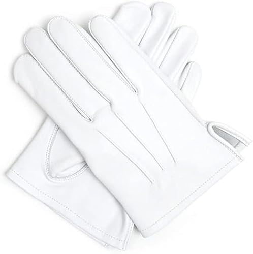 PRO FUTURE Handschuh 100% weißes Leder gefüttert (8,5) von PRO FUTURE
