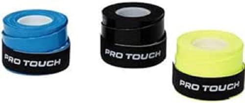 PRO TOUCH Unisex – Erwachsene 200 Griffband, Black/Yellow Light/B, Einheitsgröße von PRO TOUCH