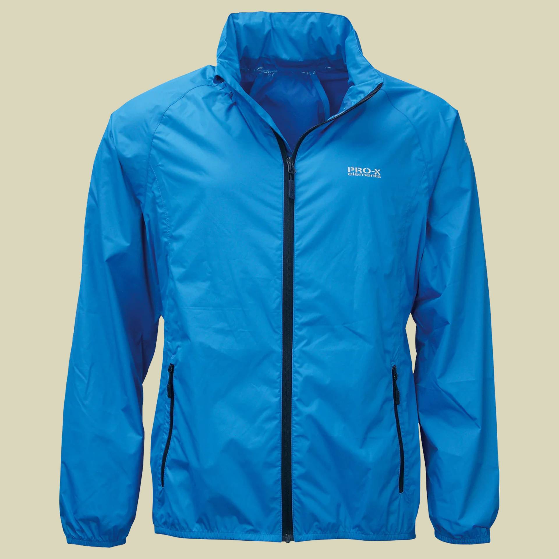 Regenjacke PACKable Men M blau - brilliant blue von PRO-X elements GmbH