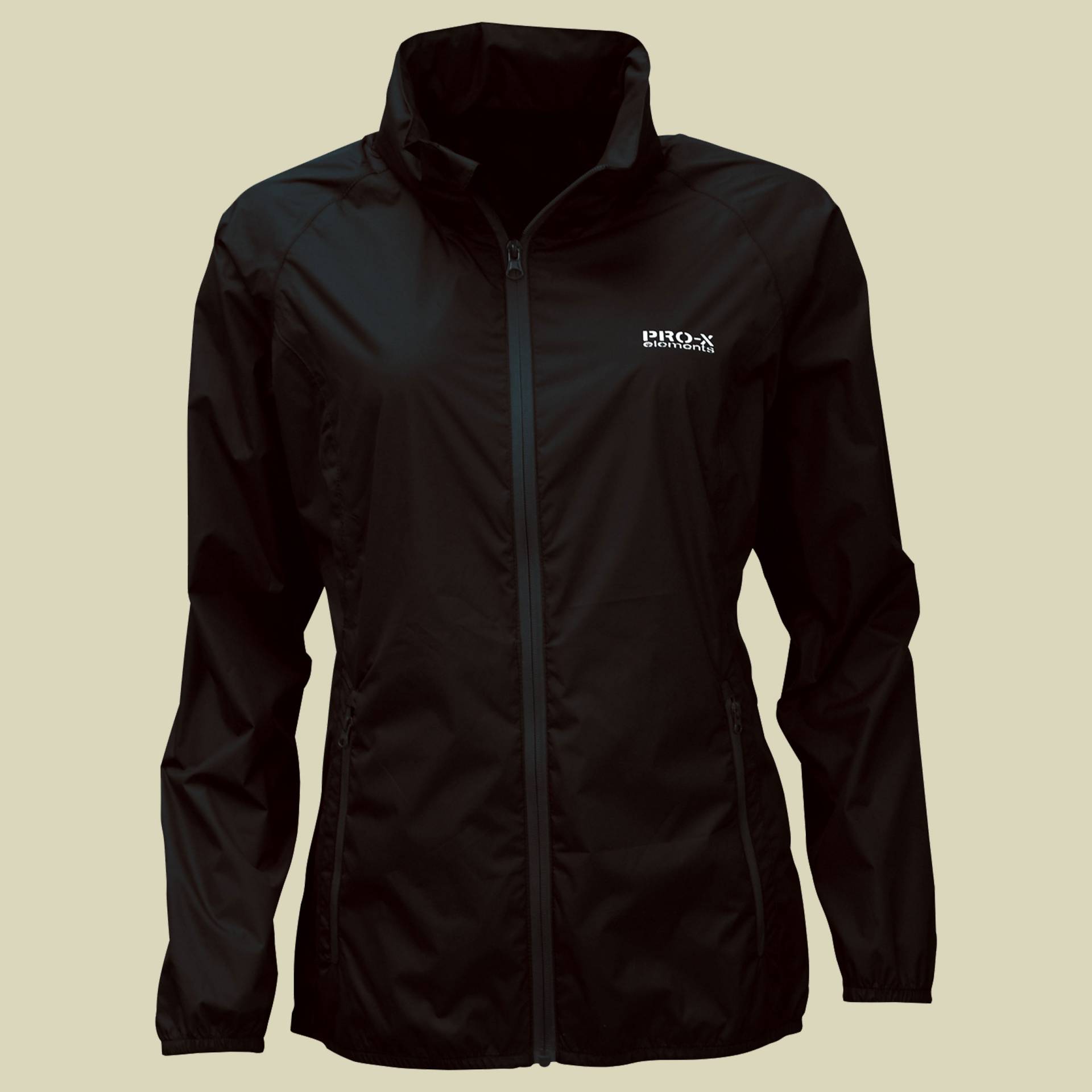 Regenjacke PACKable Women schwarz 42 - schwarz von PRO-X elements GmbH