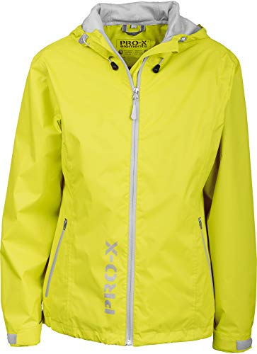 8PRO-X elements Damen Jacke Flash, Neon Türkis, 38, 5728 von PRO-X elements