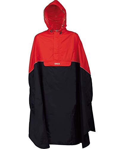 PRO-X elements Trento Poncho, Rot/Charcoal, XS/S von PRO-X elements