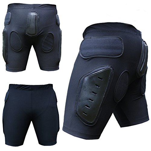 PROANTI Protektorenhose Ski Snowboard Protektorenshorts Motocross BMX Protektor Short Hose - S von PROANTI