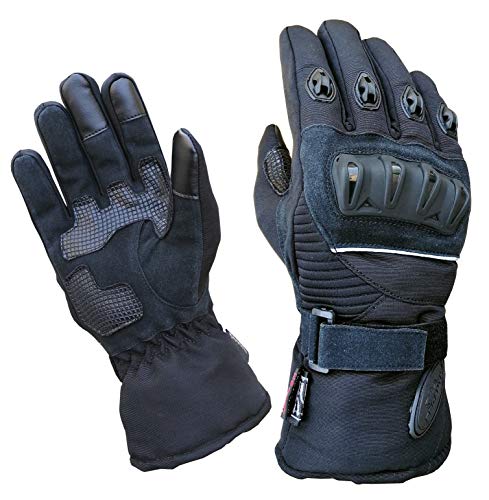 PROANTI Regen Winter Motorradhandschuhe Motorrad Roller Touchscreen Handschuhe - M von PROANTI