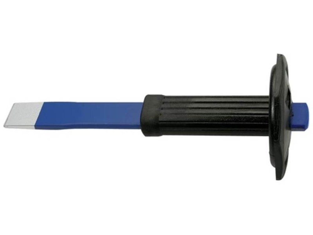 PROMAT Handschutz Schlitz-/Flachmeißel Schneiden-B.26mm 26x7mm m.Handschutz CV-Stahl PR von PROMAT