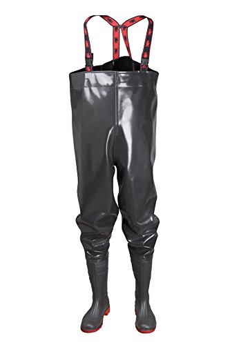 STRONG Anglerhose Wathose 40-47 EU PVC - Rubber New Generation als Latex von PROS/Lucky Ducky