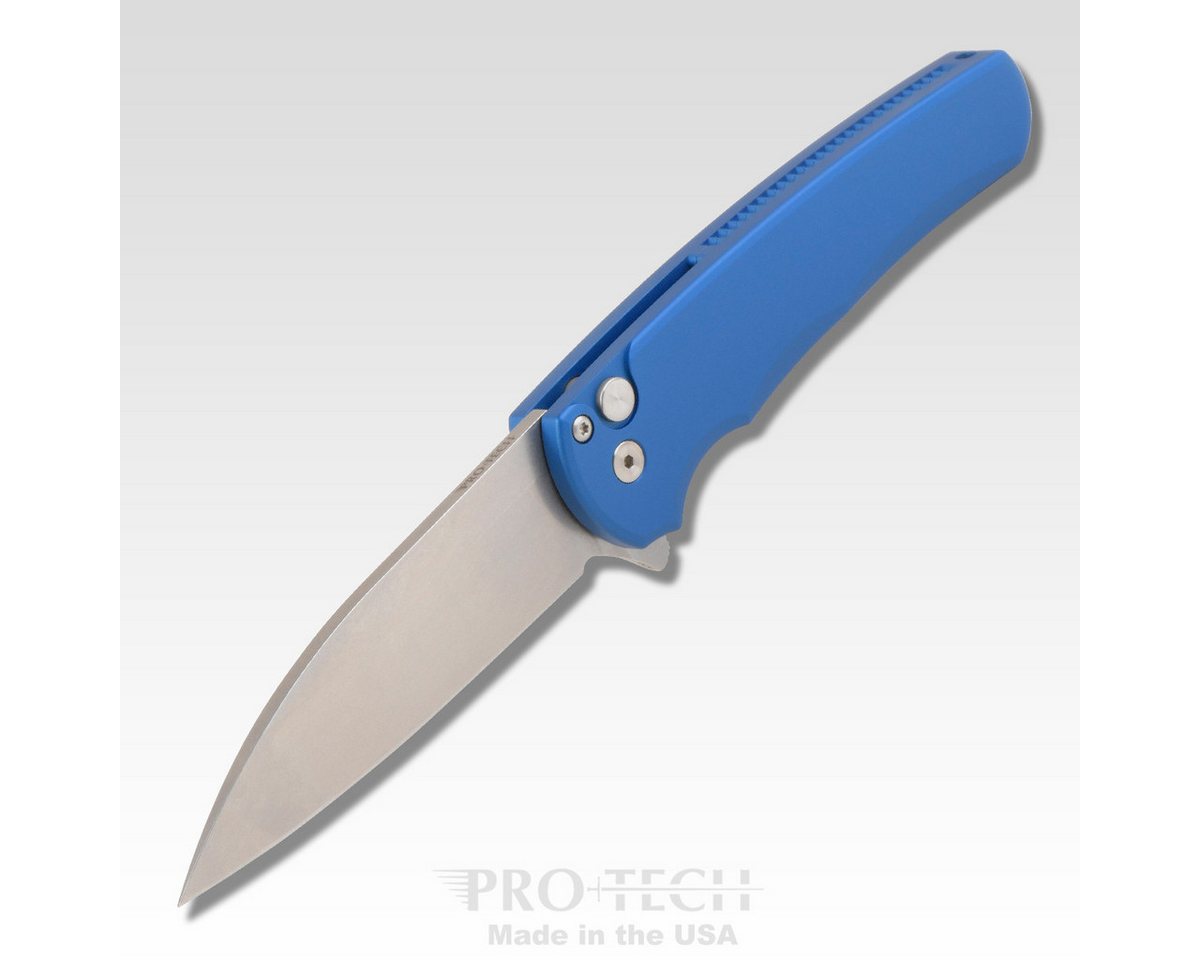 PROTECH Taschenmesser Pro-Tech Malibu Wharncliffe Stonewashed Alumium Blue von PROTECH