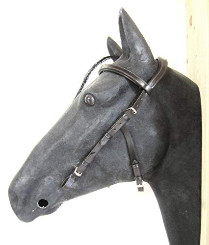 PS Pferdeartikel Kopfstück - Anatomic Bridle Arrimar für Gebisslose Zäumungen & Trensen Größe Pony - Farbe Braun von PS Pferdeartikel