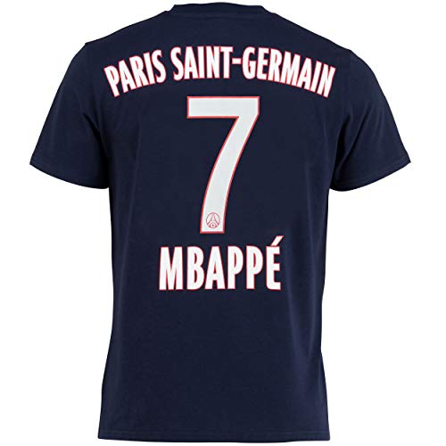 T-Shirt PSG – Kylian mbappe – Offizielle Kollektion PARIS SAINT GERMAIN – Größe Erwachsene Herren M blau von PARIS SAINT-GERMAIN