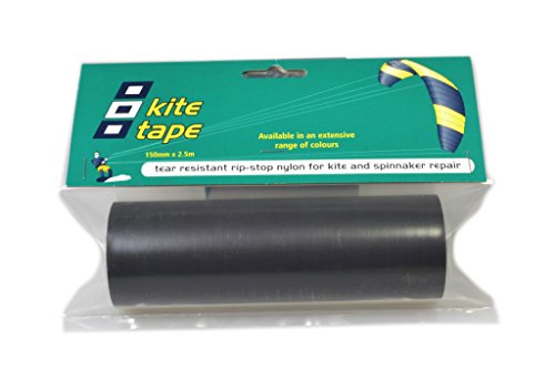 Reparaturklebeband Kite Tape 150mmx2,5m schwarz von PSP MARINE TAPES LTD