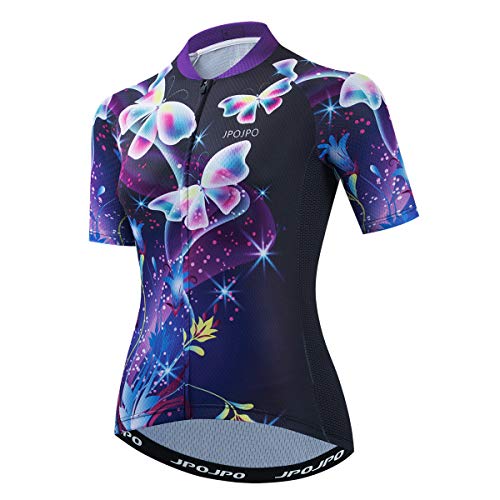 PSPORT Women Cycling Jerseys Summer Short Sleeve Bicycle Clothing Breathable MTB Shirt Mountain Bike Clothes Quick Dry von PSPORT