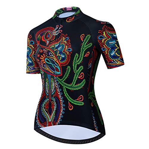 PSPORT Women Cycling Jerseys Summer Short Sleeve Bicycle Clothing Breathable MTB Shirt Mountain Bike Clothes Quick Dry von PSPORT