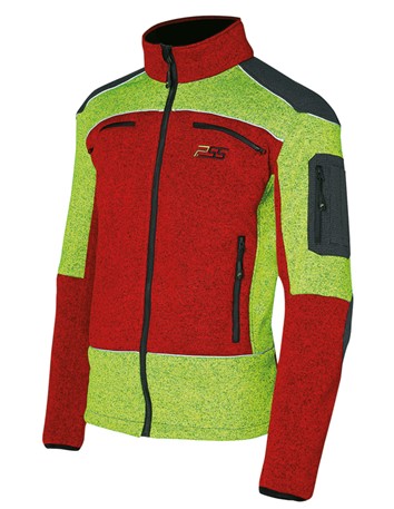 PSS X-treme Arctic Faserstrickjacke rot/gelb von PSS